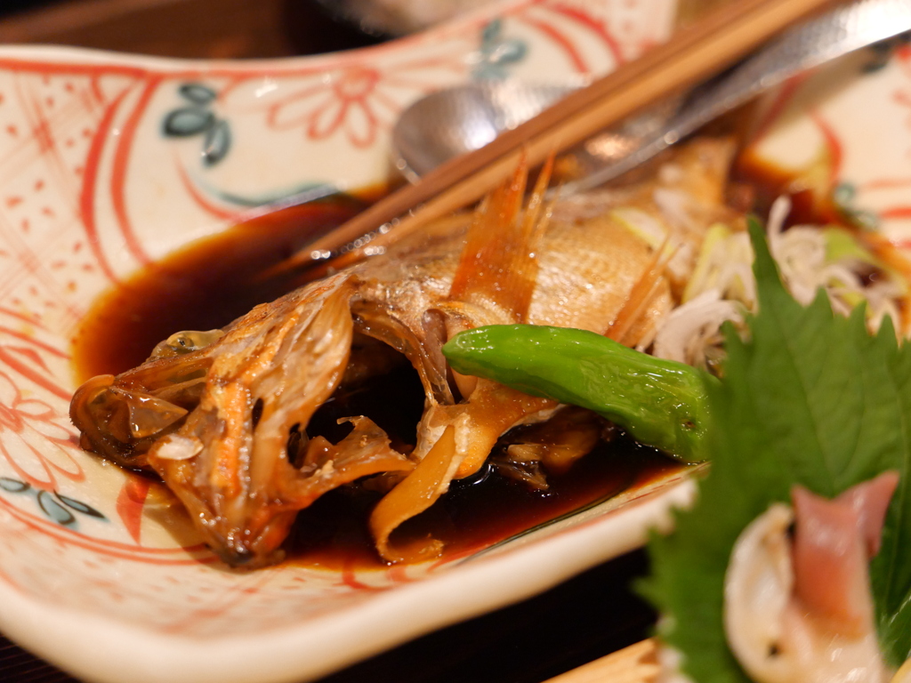 居酒屋にて-煮付け料理
