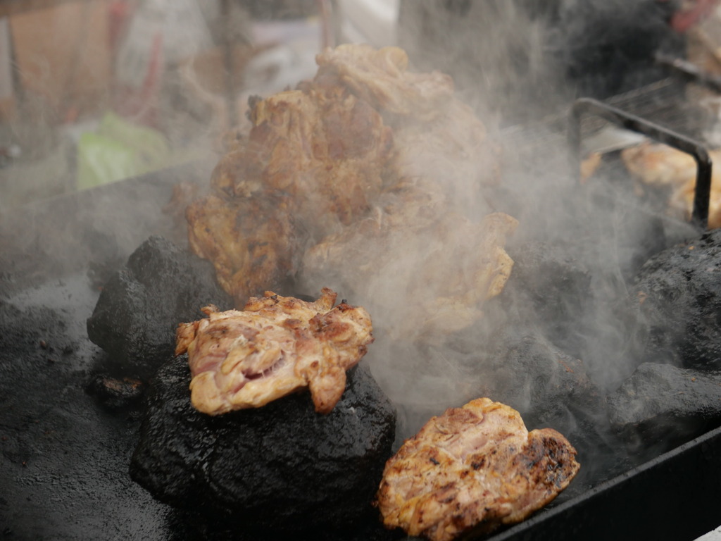 総火演帰りに溶岩焼とか飯テロでしか無いと思うの