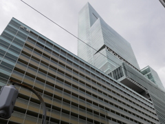 空へと続く柱。