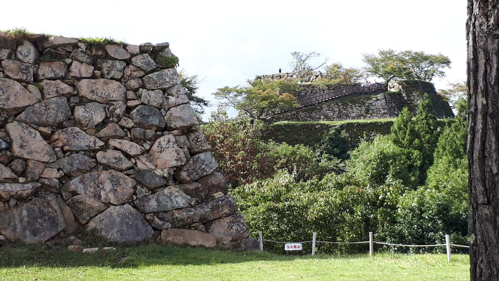 竹田城跡 (北千畳から見た本丸)