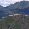 第1展望台から見た竹田城跡 アップ(立雲峡)
