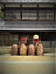 長井市街で