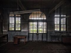 旧高畠駅舎内