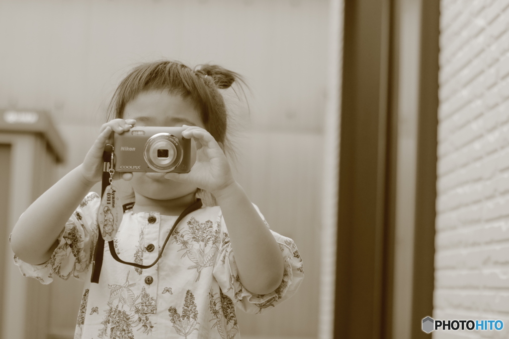 小さなカメラマン