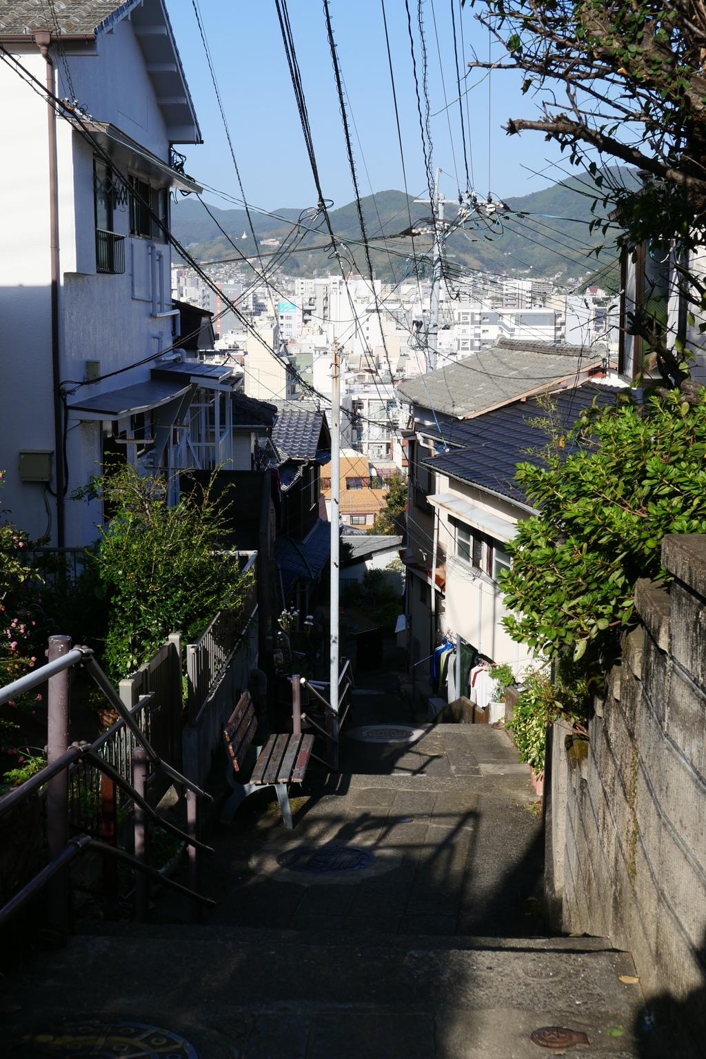坂の町（縦軸）