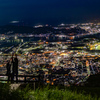 夜景を撮るふたり