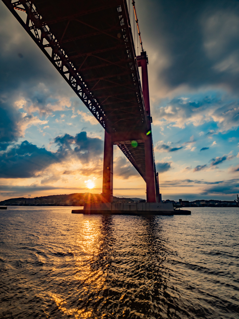 若戸大橋 夕景