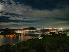 関門海峡　夜景