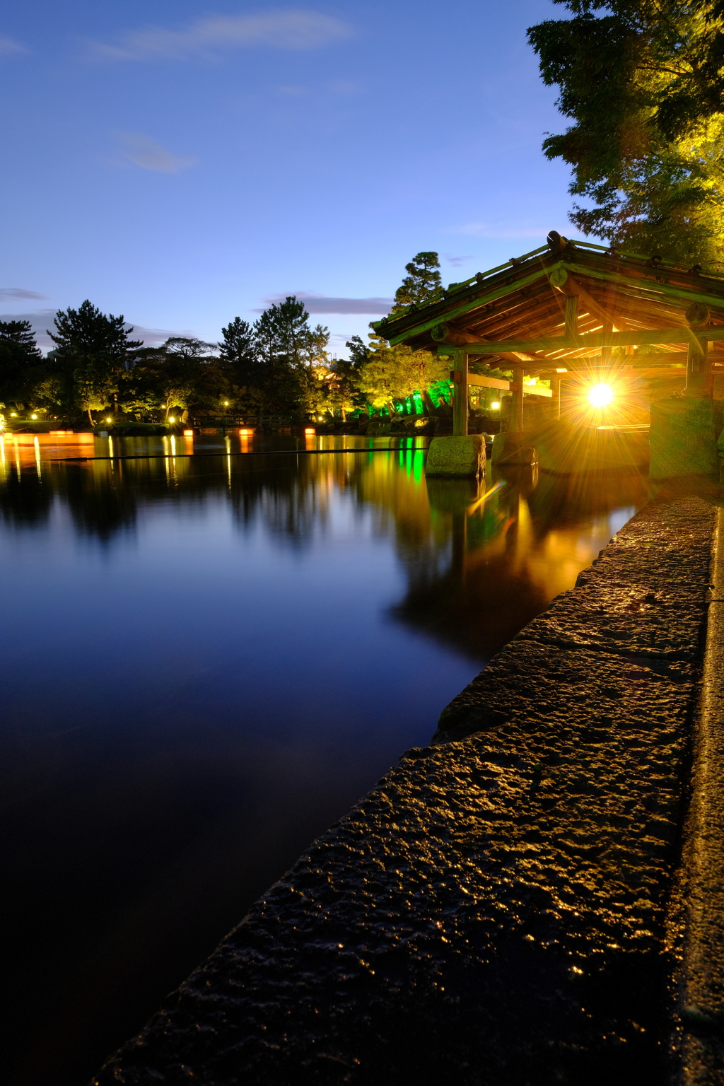 夜に憩う 徳川園夕涼み04