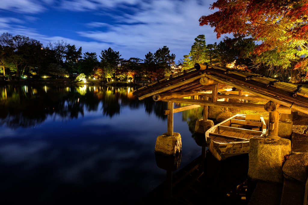 夜の徳川園