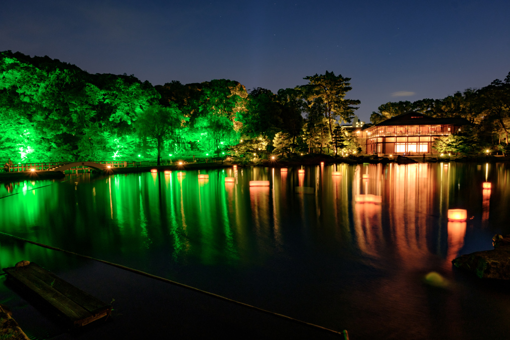 夜に憩う 徳川園夕涼み09