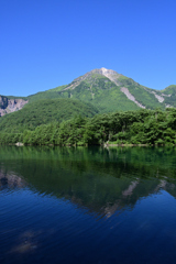焼岳と大正池