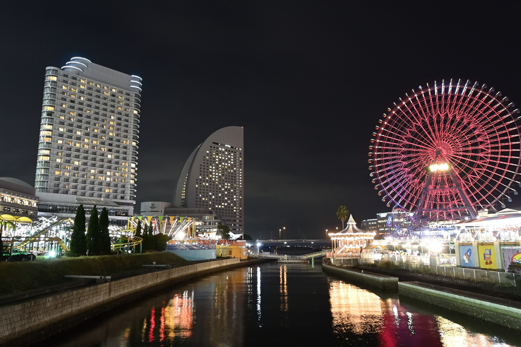 みなとみらいビル夜景