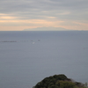 大島を望む