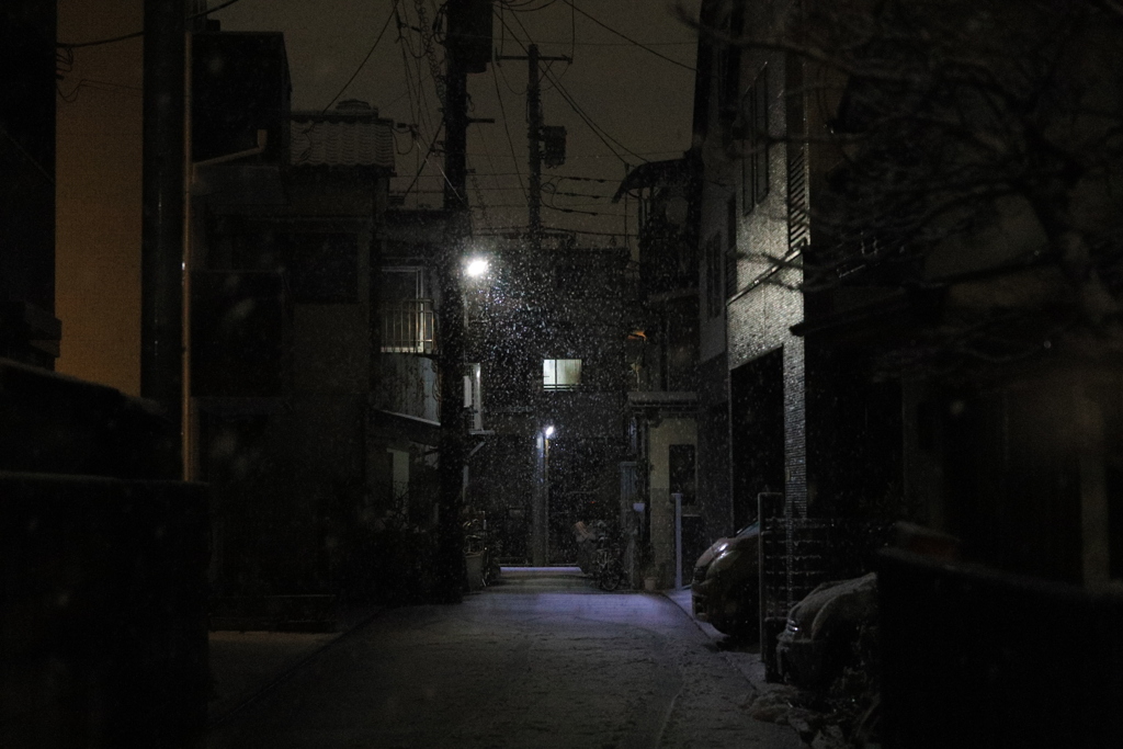 路地裏の静けさ