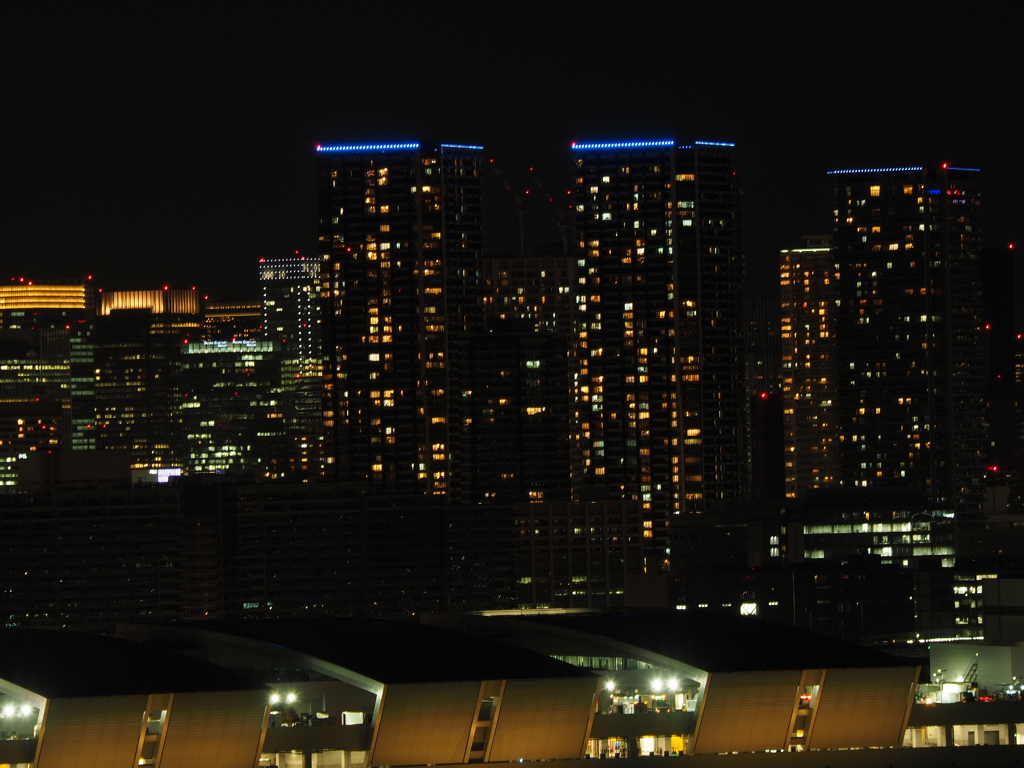 初夜景
