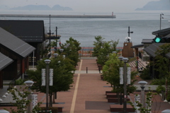 女川駅からの眺め