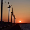 風車と夕景Ⅲ