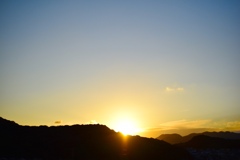 昨日の夕景