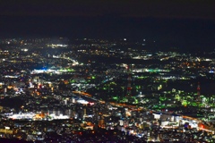 皿倉山山頂からの夜景  Ⅱ