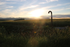 美瑛の夕陽（北海道）H30.7.9／02