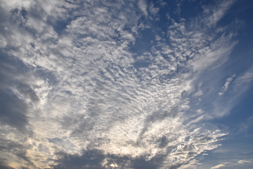 今日の夕空