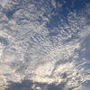 今日の夕空