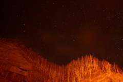 層雲峡での星空