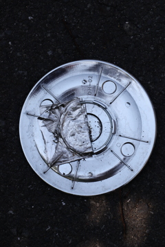 プレスされた物