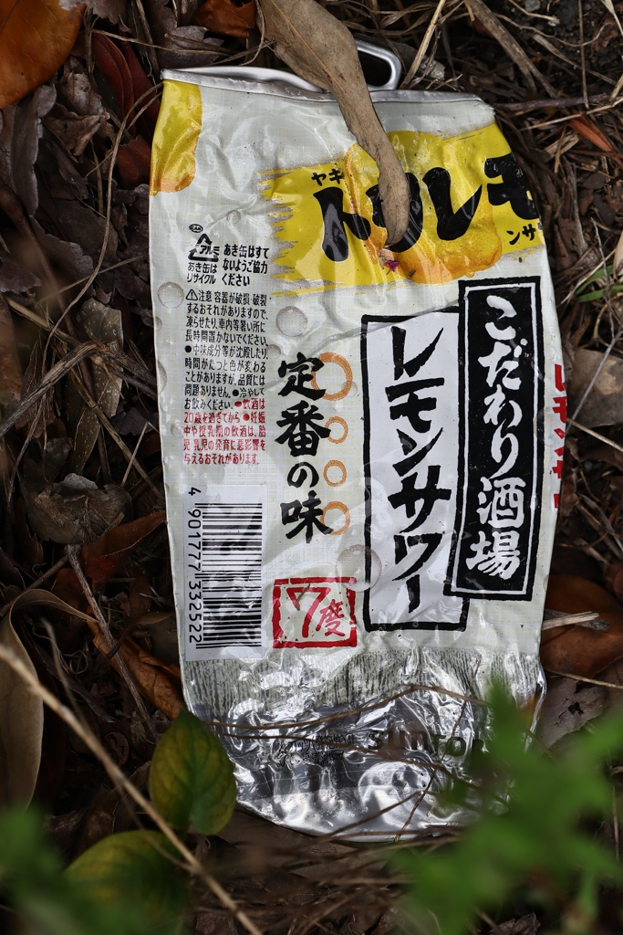 タイヤにプレスされた物