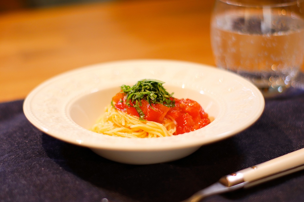 素麺で作ったカッペリーニ