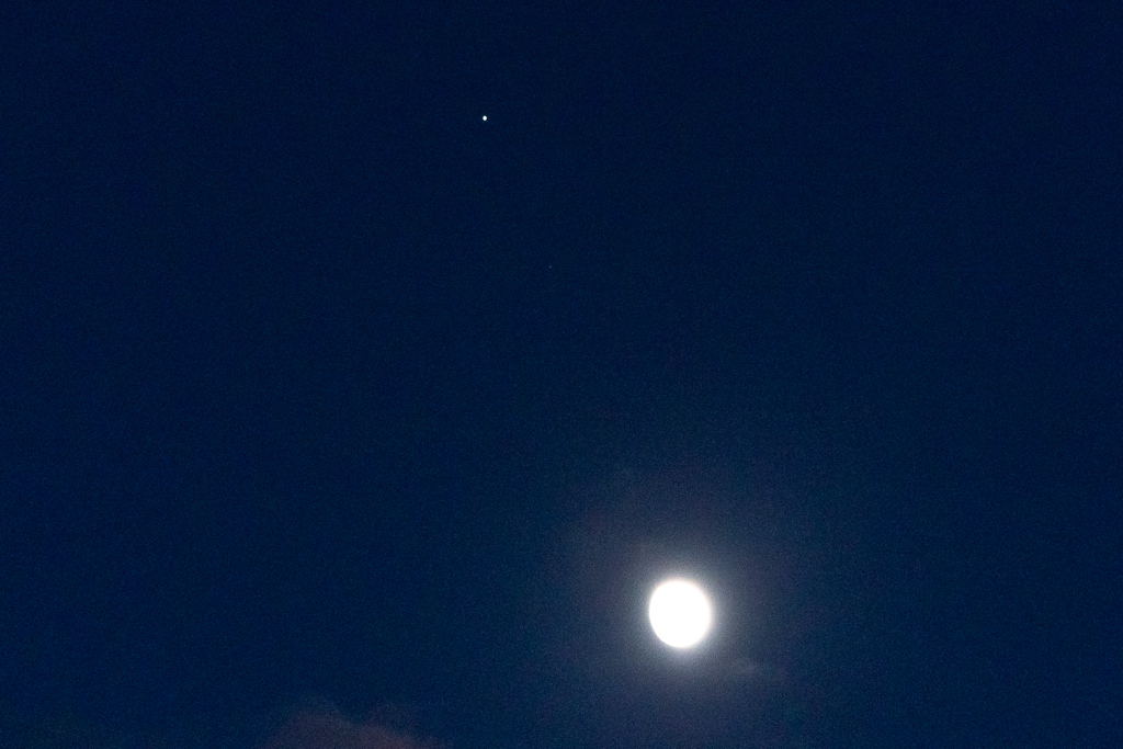 月と木星