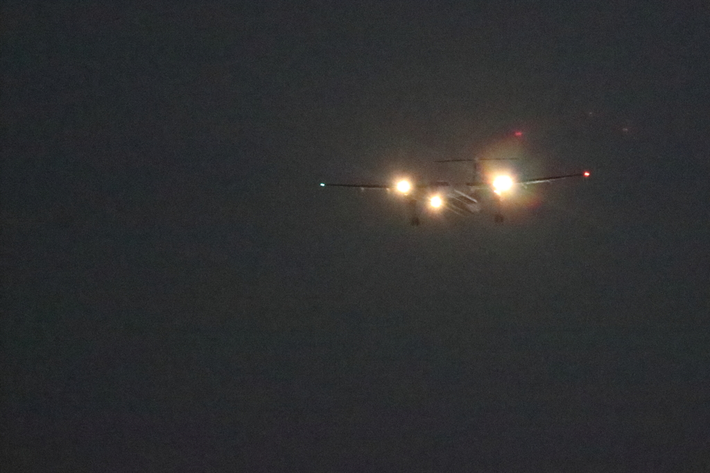 JA465A、着陸しま～す！