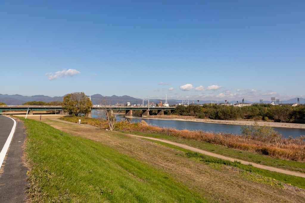 桂川の流れ