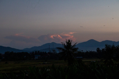 コンポンスプーの夕暮れ