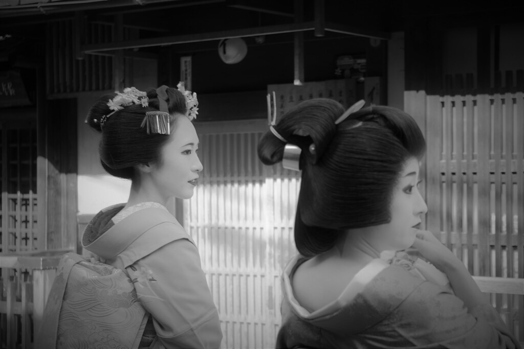 祇園 お見送りの時