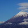 レンズ雲と富士