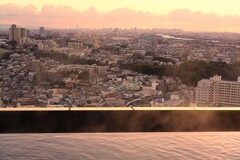 湯煙と街