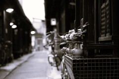 手仕事を守る路地裏