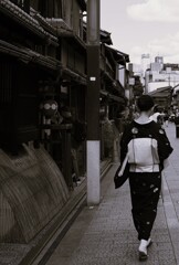 仄かな桜柄と白い足袋