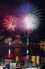 夜空を彩る花火