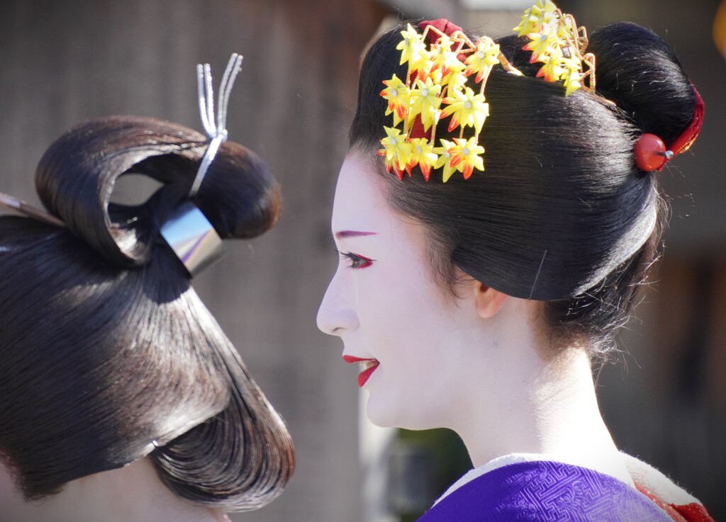 舞妓の微笑み