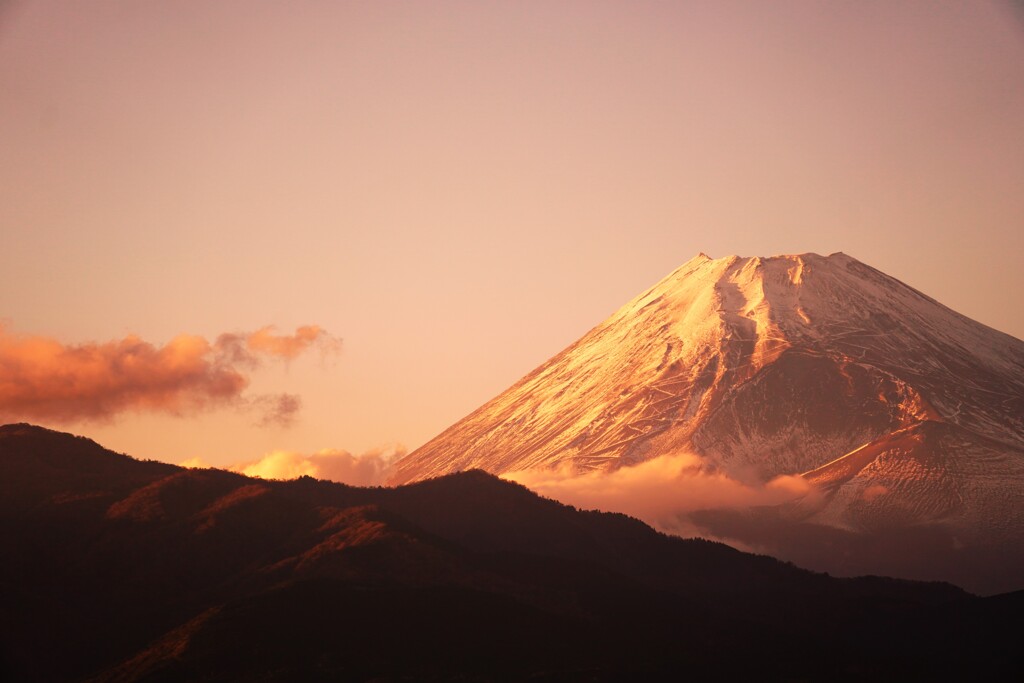 愛鷹山越しの富士