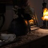 amber lamp
