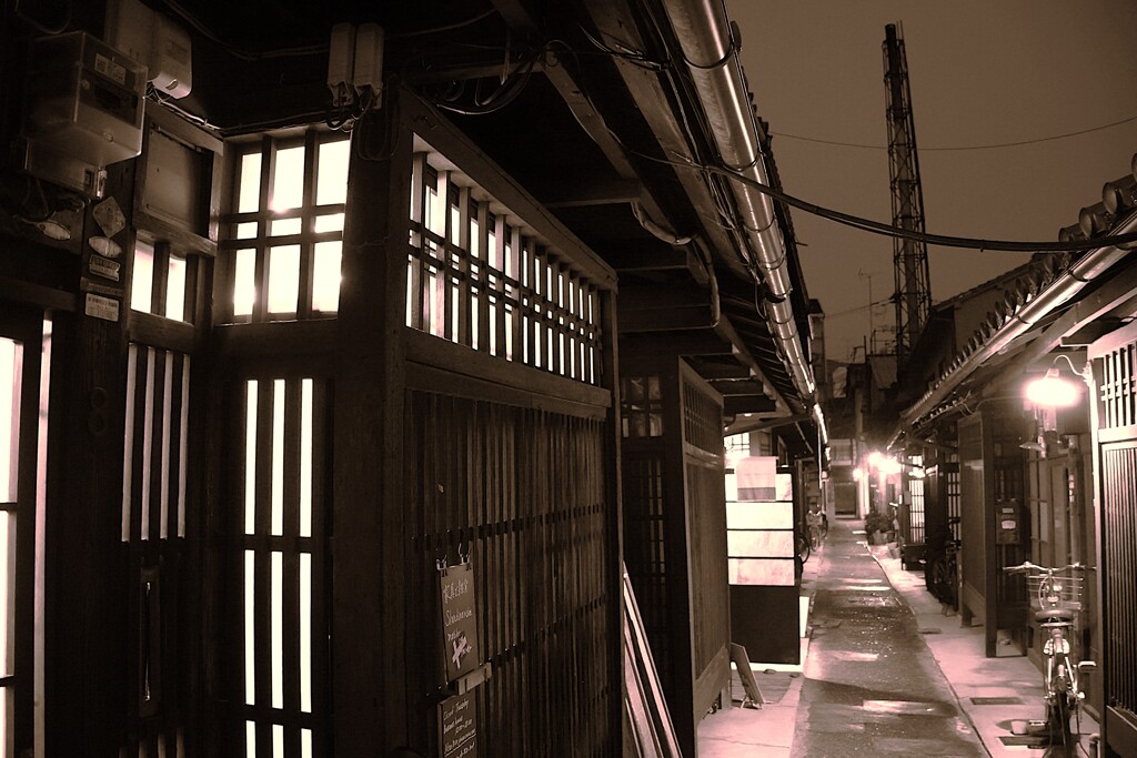 路地の屋内ぽっかぽか