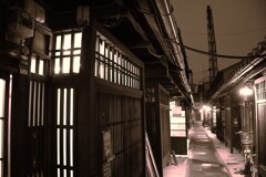 路地の屋内ぽっかぽか
