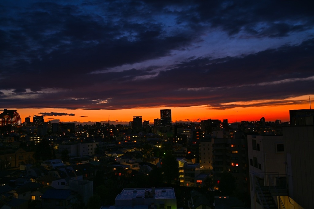 夕暮れ