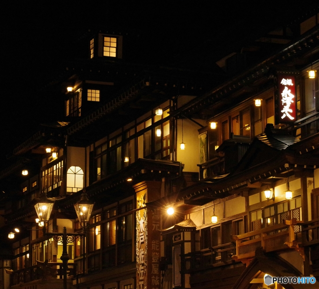 宿の灯り