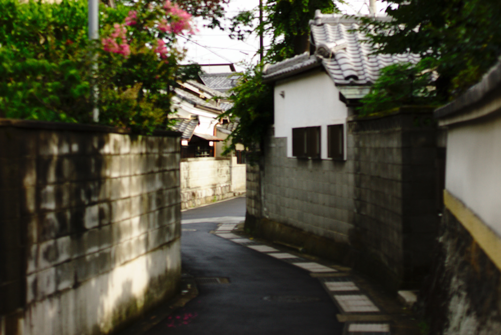 向日町の路地