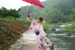 雨でも楽しい